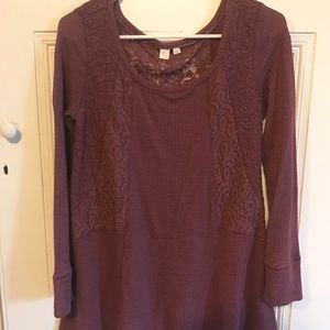 Anthropologie Eloise Gwyneira Chemise Lace Tunic